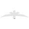 Ekena Millwork Alberta Architectural Grade PVC Gable Bracket, 60"W x 15"H x 4"D x 4"F, 6/12 Pitch GBP060X15X0404ALB00 - alternate 3